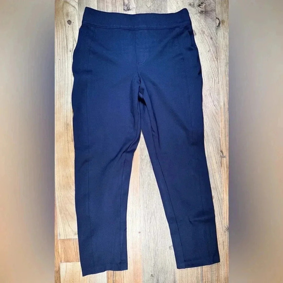 Spanx Pull on Slim Fit Pants, Navy Blue, Size S - Picture 1 of 10